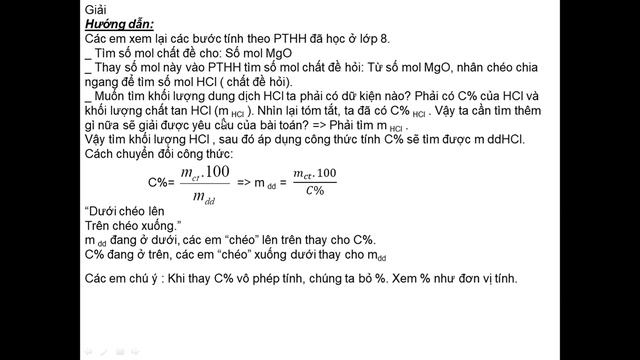 HÓA HỌC 9 (Tuần 3 / HK1) - Tiết 6: LUYỆN TẬP OXIDE (Tiếp theo) смотреть онлайн