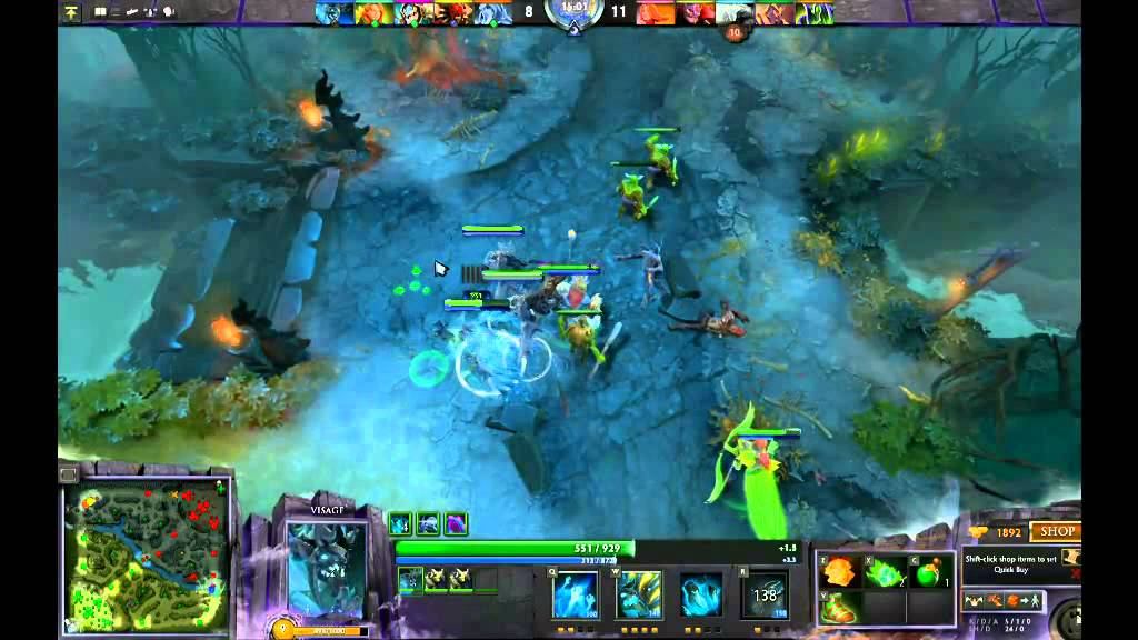 Dota2 Visage Gameplay смотреть онлайн