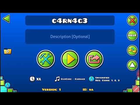 C4rn4g3 layout | Geometry dash | (NOCLIP) смотреть онлайн