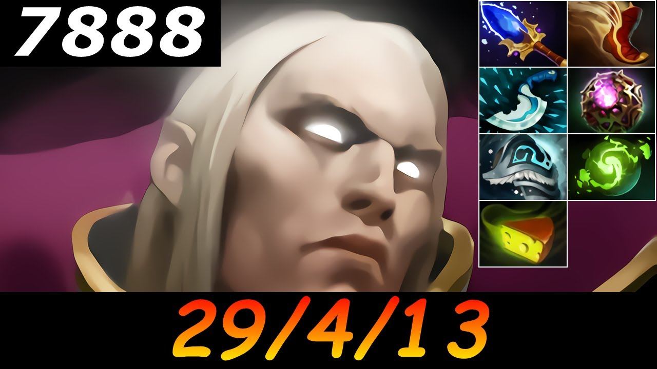 Dota 2 Invoker 7888 MMR 29/4/13 (Kills/Deaths/Assists) Ranked Full Gameplay смотреть онлайн