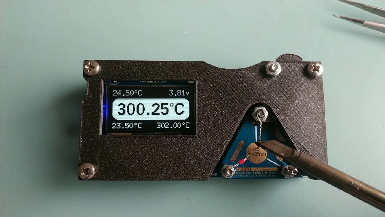 Prototype of "Soldering Iron Tip Thermometer" смотреть онлайн