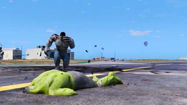 World War Hulk - Red Hulk & Blue Hulk & Hulk vs Grey Hulk Army - Epic Superheroes Battle