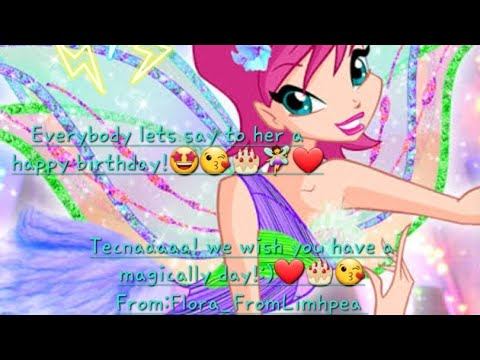 Happy Birthday To Our Technology Winx Fairy! (Tecna⚡️)🎂😘🤩🎂💗❤️😊🎈 смотреть онлайн