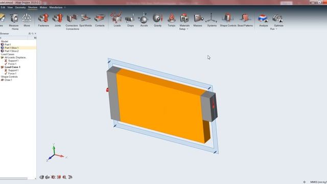 Solidthinking Inspire Demo 2019 - topology optimization смотреть онлайн