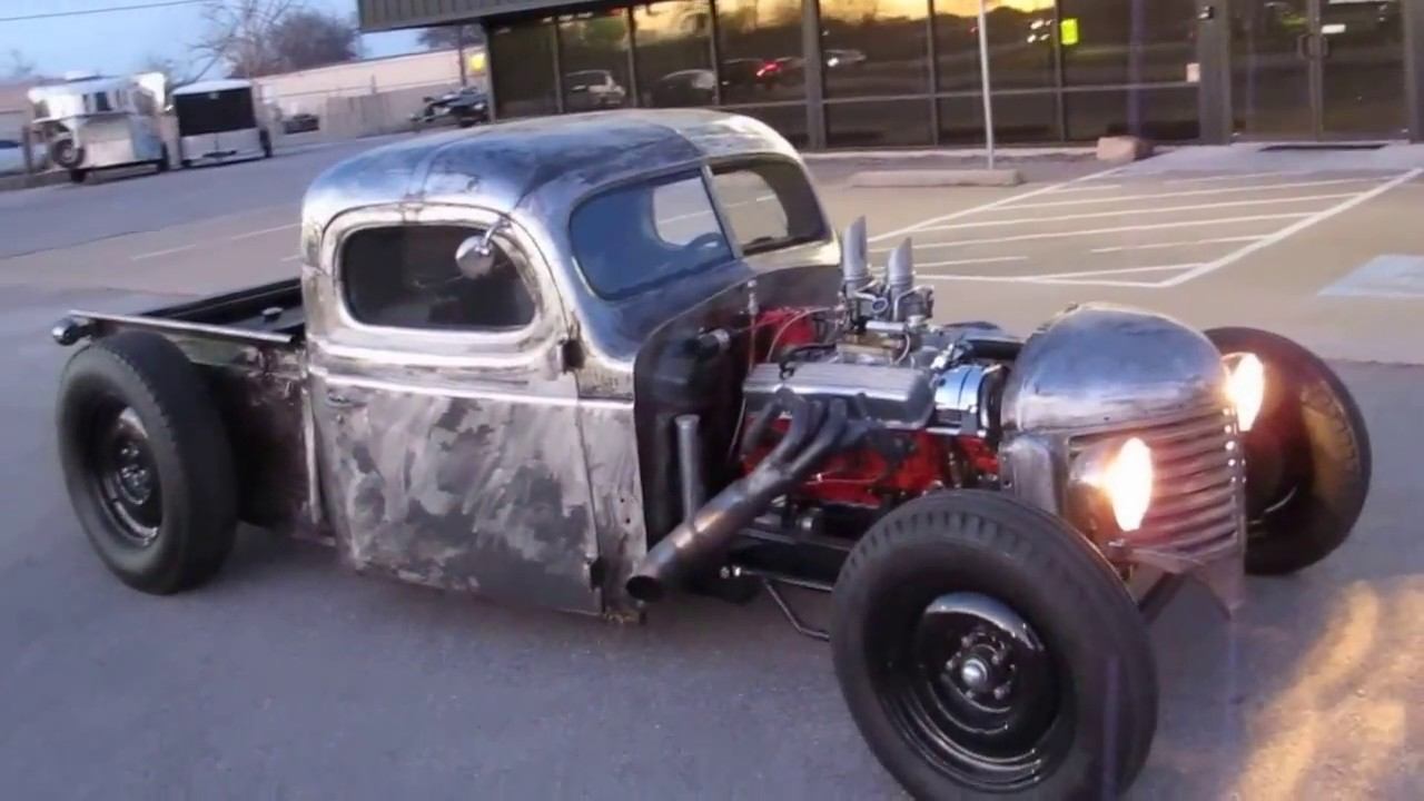 1938 Dodge Brothers, rat Rod, 4 wheels disc brakes, 700 R4, chevy 355CI смотреть онлайн