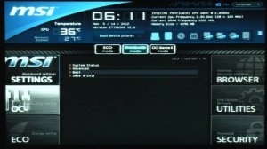MSI Z77A-G43 - Túra a BIOS-ban