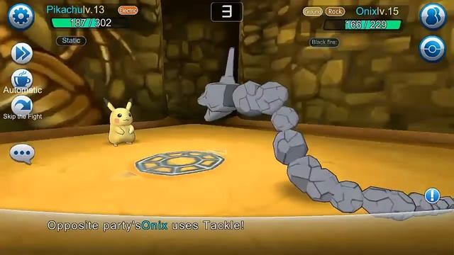 Pikachu Vs Onix ! Pokemon Battle