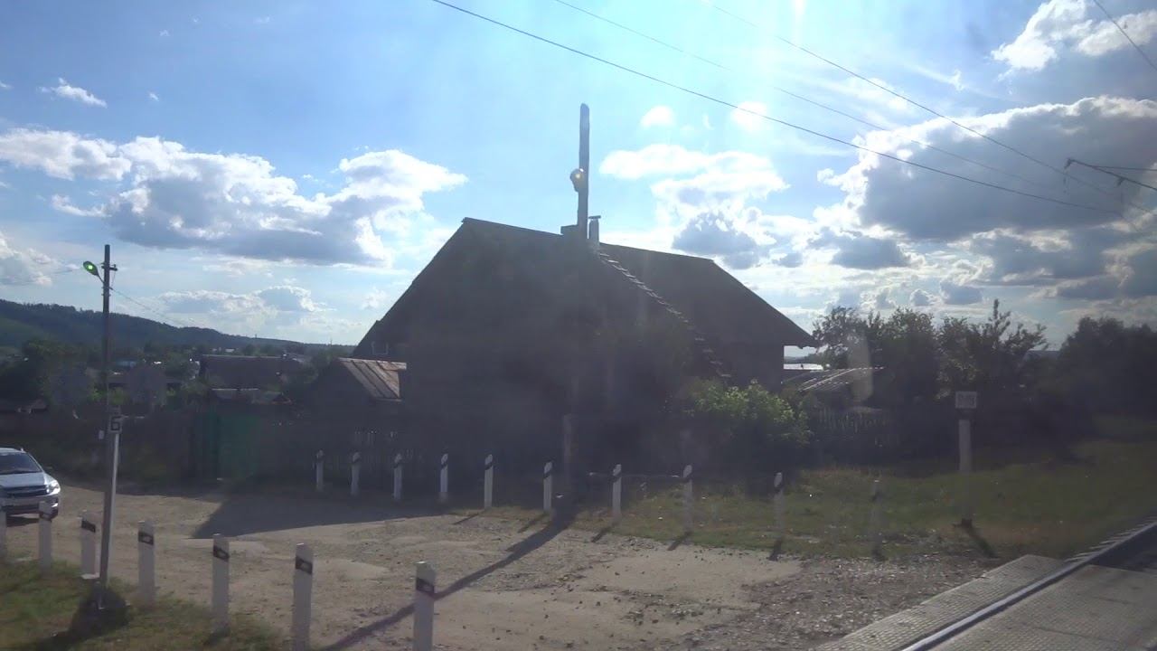 Электропоезд ЭД9Э-0034, участок Сосновка - Арск смотреть онлайн