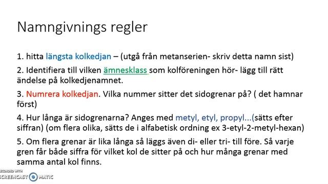 Hur man namnger organiska föreningar смотреть онлайн