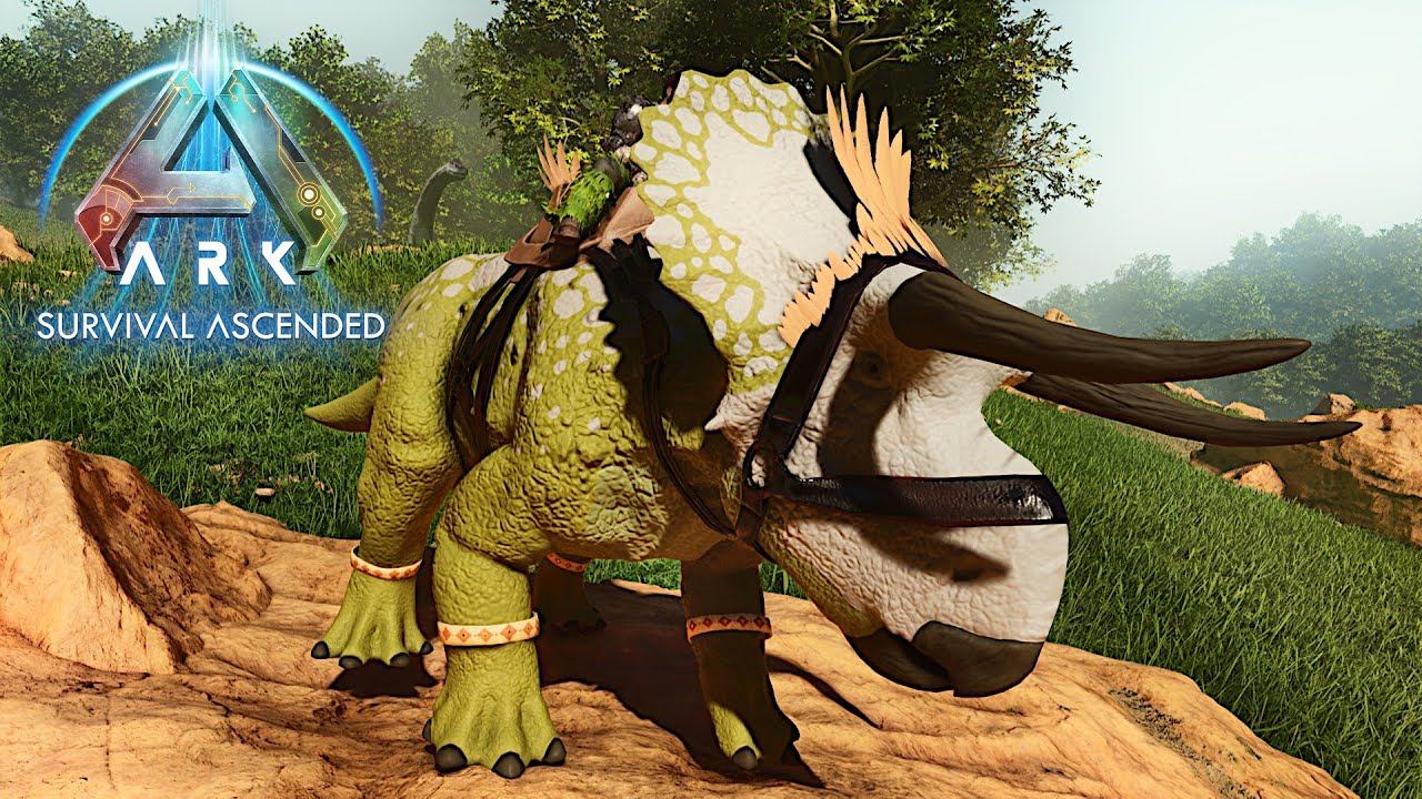 Taming NASUTOCERATOPS ! - Prehistoric Beasts Mods- In ARK Ascended! смотреть онлайн