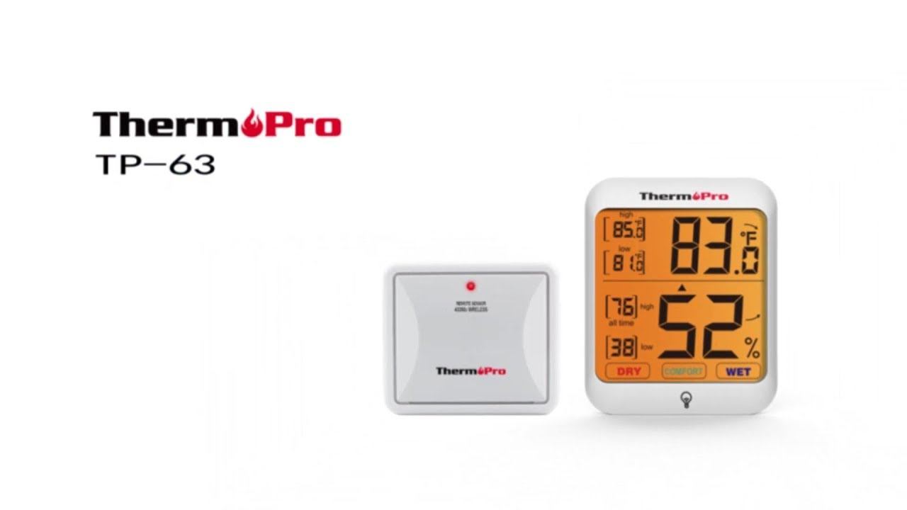 ThermoPro TP63 Indoor and Outdoor Thermometer Introduction смотреть онлайн