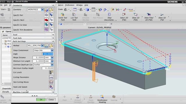 tool cam file in NX 8.5 смотреть онлайн