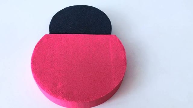 How to make Ladybug with Kinetic Sand DIY Sand Art - CLAY ART TV смотреть онлайн