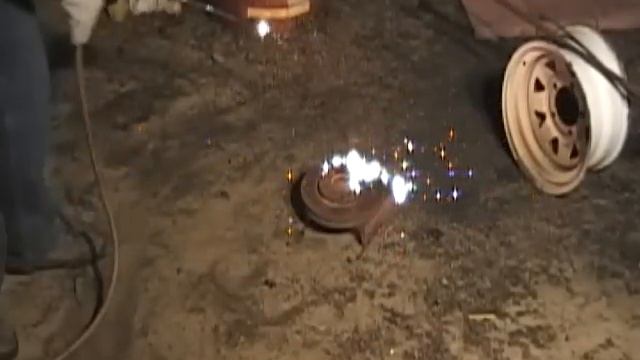 "1/2" inch homemade burning bar thermal lance by Samuel Efurd смотреть онлайн