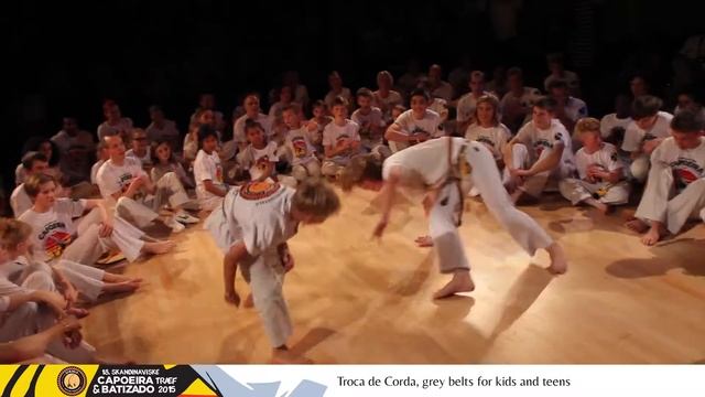 Capoeira - Kids getting grey belts (Denmark 2015) смотреть онлайн