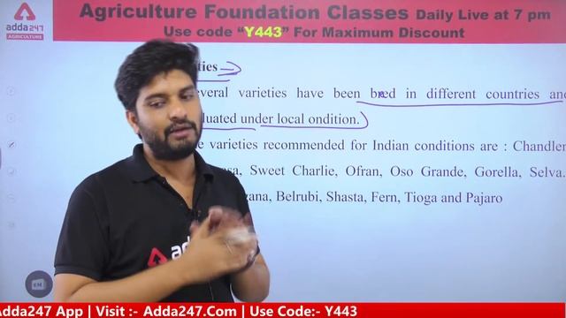 Agriculture Foundation Classes | Horticulture #43 | Strawberry| Rajasthan Pre-PG JET 2022 | NABARD смотреть онлайн