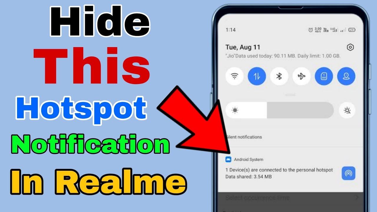 How to Hide Hotspot notification in Realme | Hotspot notification hide keise kare Realme phone смотреть онлайн