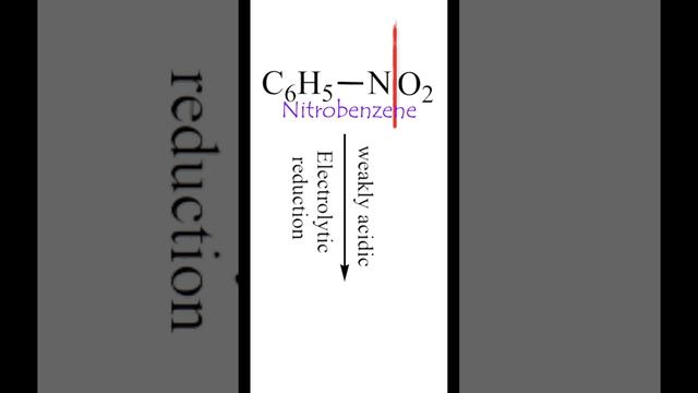 Electrolytic Reduction of Nitrobenzene | Weak Acid | Aniline | Organic Chemistry Class 12 | смотреть онлайн