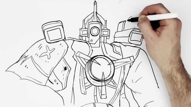 How To Draw Upgraded Titan Cameraman | Step By Step | Skibidi Multiverse смотреть онлайн