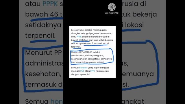 SYARAT KHUSUS PENGANGKATAN HONORER JADI ASN SESUAI PP 48 TAHUN 2005 POIN KE-5 смотреть онлайн