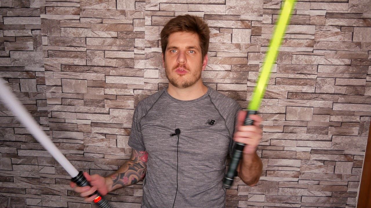 Lightsabers - Neopixel VS Photon blade which is brighter?! смотреть онлайн