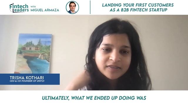 Landing Your First B2B Customers - Trisha Kothari, CEO/Co-Founder of Unit21 смотреть онлайн