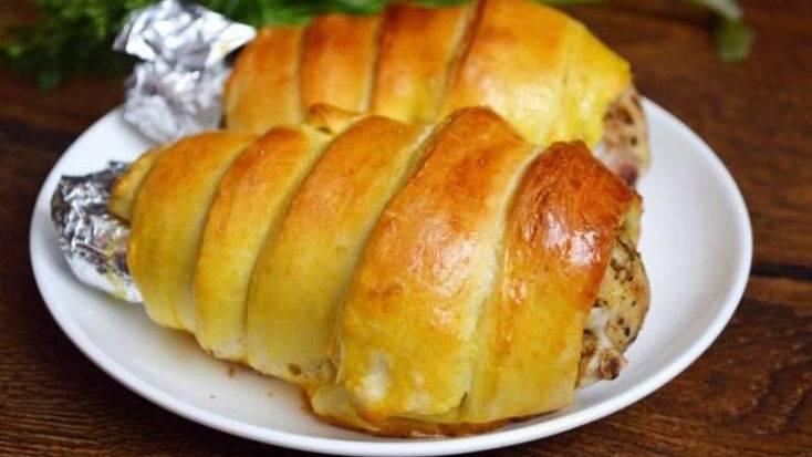 Куриные Ножки в Тесте(в Духовке)/ Голень Куриная в Слоеном Тесте/SUB (0+) смотреть онлайн