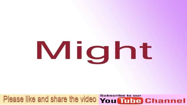 English Learning - May and Might modal verb смотреть онлайн