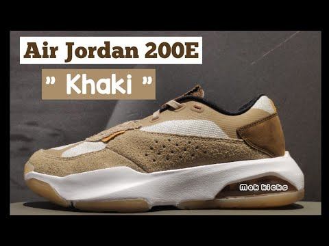 UNBOXING - Air Jordan 200E " Khaki " смотреть онлайн
