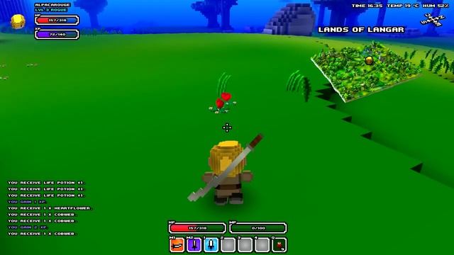 AlpacaPlays!- Cube world open alpha day 2 part 1! смотреть онлайн