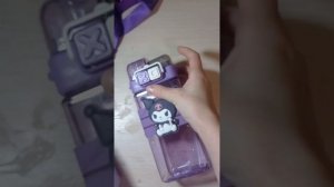 распаковка бутылки Kuromi 🖤💜