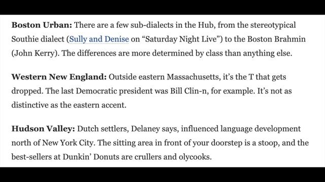 Western New England English Speaker Compares US Dialects смотреть онлайн