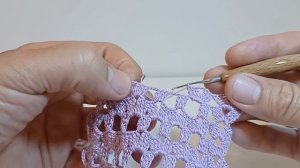 Овальная Салфетка крючком. Вторая часть.  #вязание