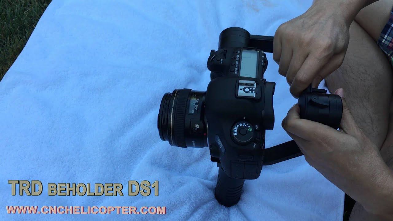 TRD Beholder DS1 3 axis 32bit gimbal Yaw roll pitch balance adjusting video B смотреть онлайн