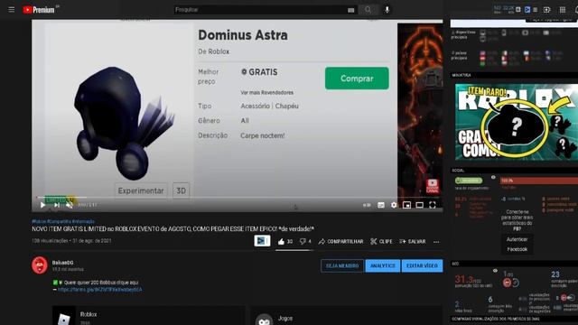 NOVO PROMOCODE LIMITED de SETEMBRO GRATIS no ROBLOX COMO PEGAR ESSE ITEM de EVENTO! *de verdade!* смотреть онлайн