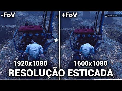 Como usar RESOLUÇÃO ESTICADA e aumentar o CAMPO DE VISÃO no Dead by Daylight e outros jogos! смотреть онлайн