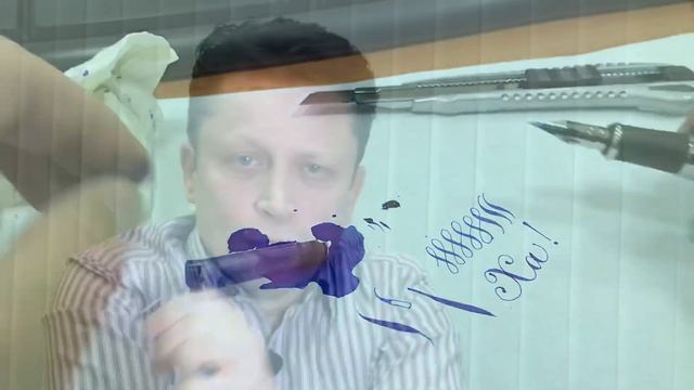 Чернильная перьевая ручка с алиэкспресс - тест. Что делать если не пишет? смотреть онлайн