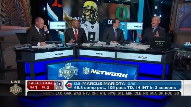 Marcus Mariota goes No. 2 to Tennessee Titans: 2015 NFL Draft смотреть онлайн