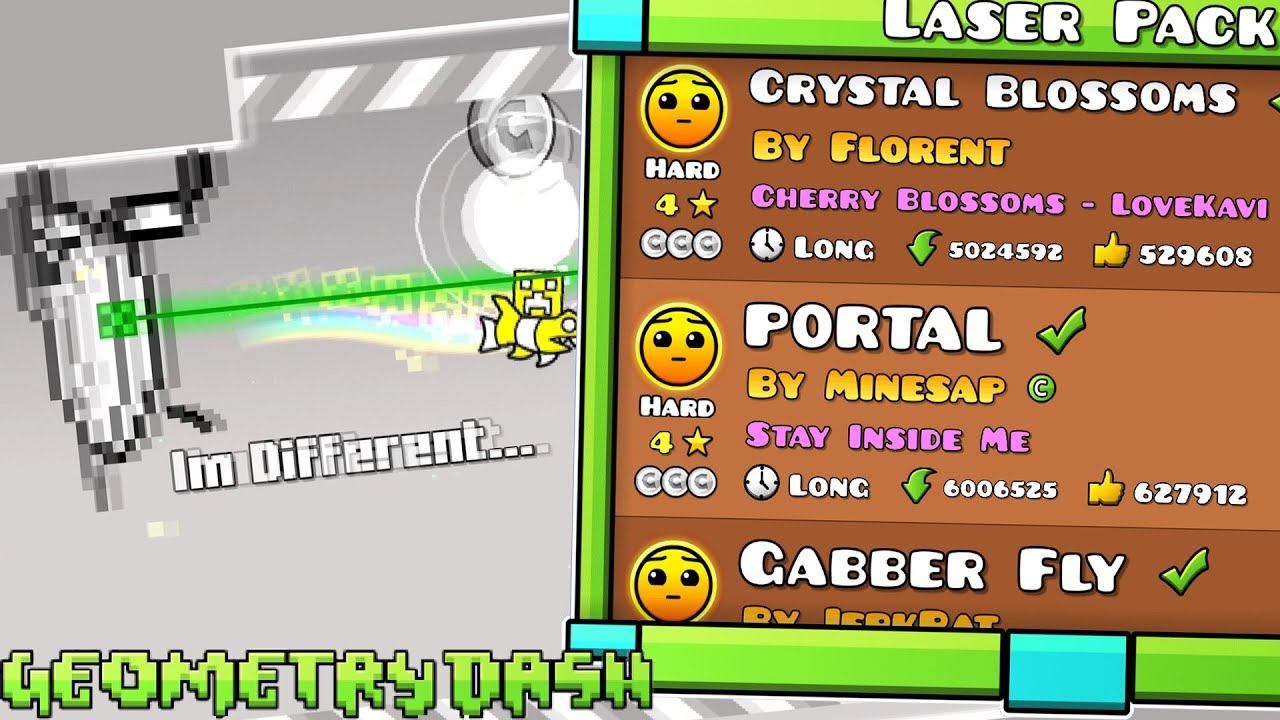 Laser Pack ВСЕ УРОВНИ на 100% СО ВСЕМИ МОНЕТАМИ // Geometry Dash смотреть онлайн