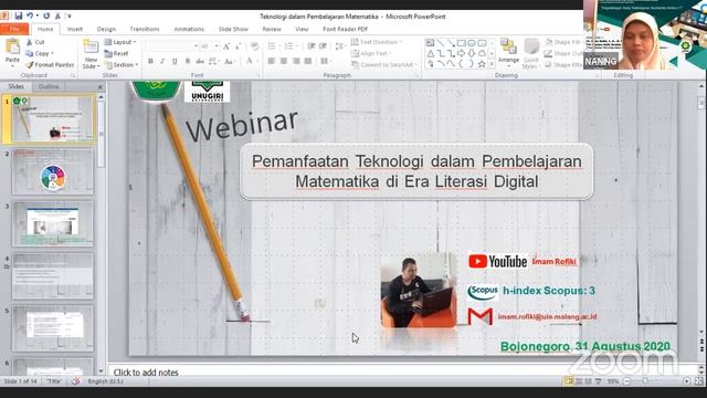 Webinar PMTK "Pengembangan Media Pembelajaran Berbasis IT #1" смотреть онлайн