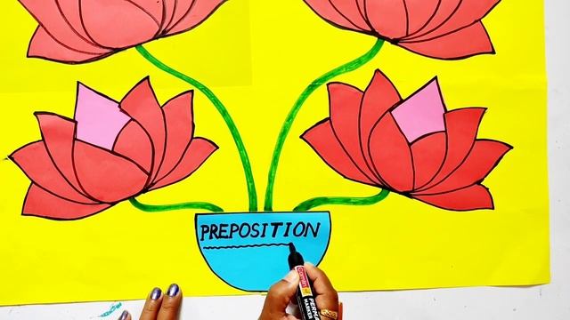 Preposition Chart | English TLM | How To Make Preposition Chart | School Project | смотреть онлайн