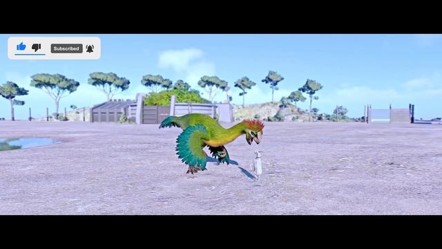 Gigantoraptor New Animations 🦖 Jurassic World Evolution 2 Cretaceous Predator DLC Pack смотреть онлайн