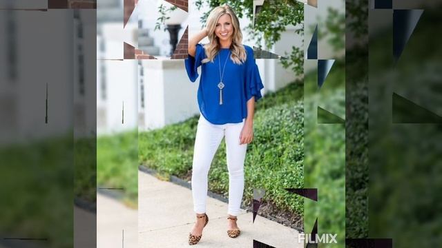 20 MODELOS DE BLUSAS AZUL PARA SEÑORAS DE 40 50 Y 60 AÑOS BLUSAS MODERNAS Y ELEGANTES 200/23🌷 смотреть онлайн