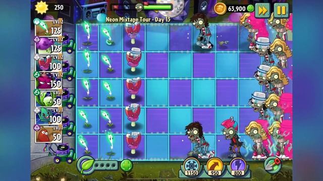 Plants vs zombies 2 / Neon Mixtape Tour / Day 13 смотреть онлайн