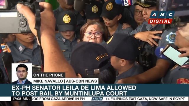 Human Rights Watch PH: de Lima's grant of bail long overdue | ANC смотреть онлайн