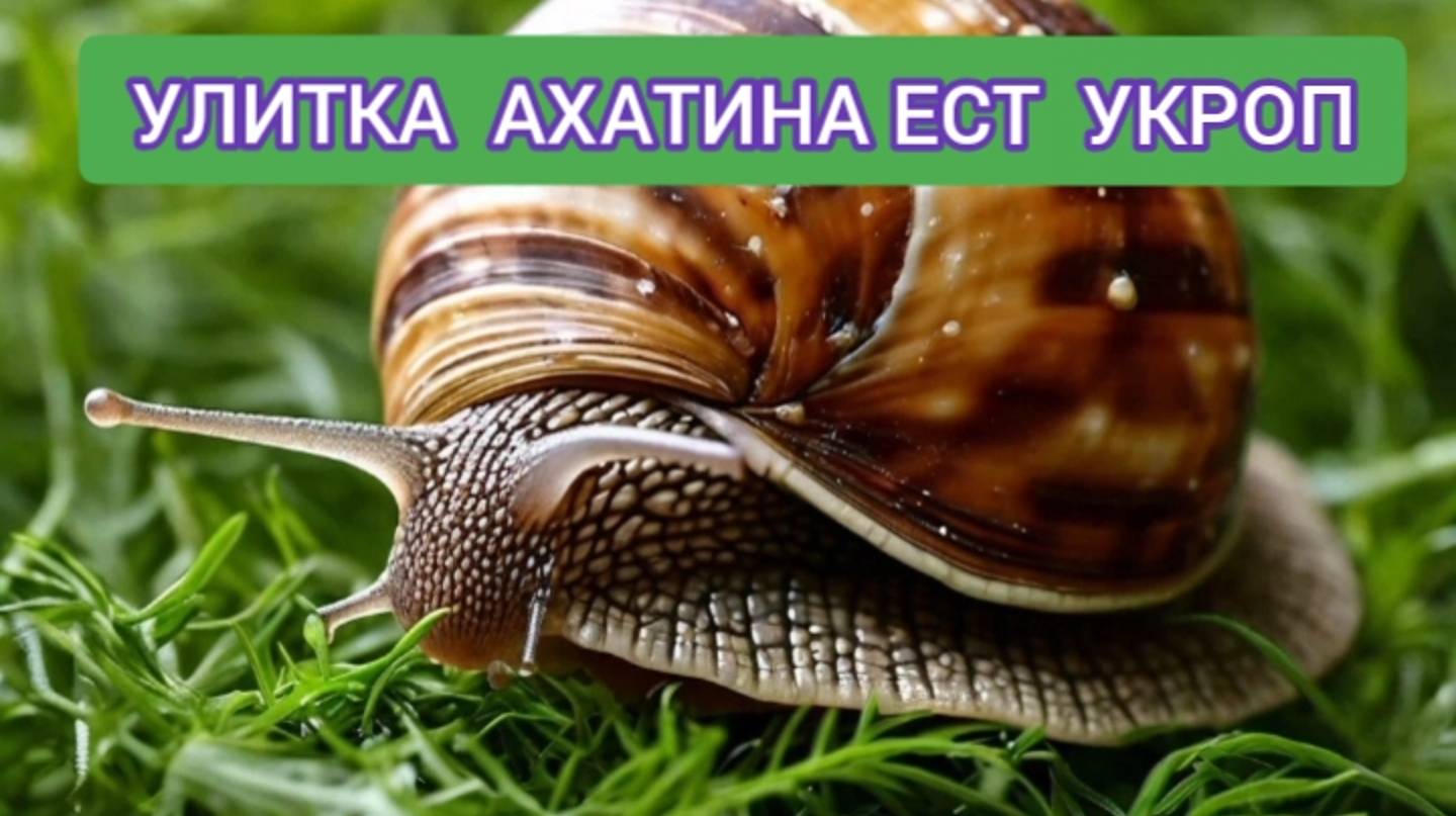 УЛИТКА АХАТИНА ЕСТ УКРОП смотреть онлайн