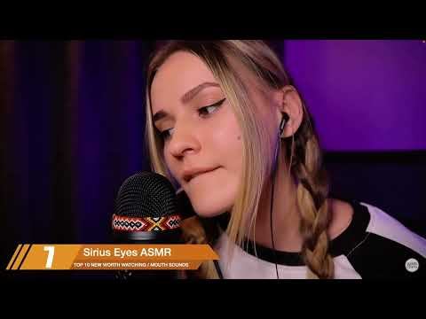 ASMR/Рот звуки(чувствительный, интенсивный, пологий, Поцелуи)TOP 10 смотреть онлайн