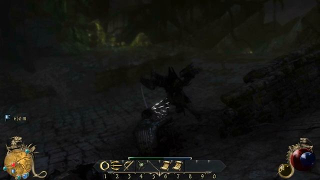 HOW BIG IS THE MAP in Two Worlds 2 (Map: Eollas)? Walk Across the Map смотреть онлайн