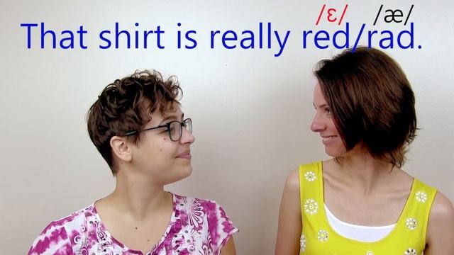 Pronounce short E and short A vowel sounds (red and black) смотреть онлайн