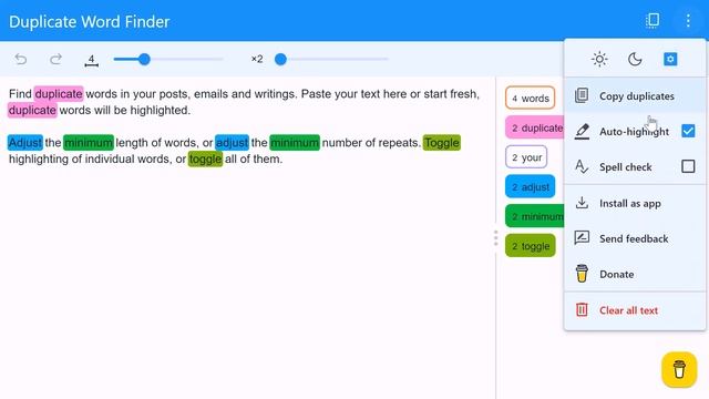 Duplicate Word Finder смотреть онлайн